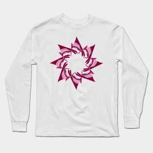 Pink star Long Sleeve T-Shirt